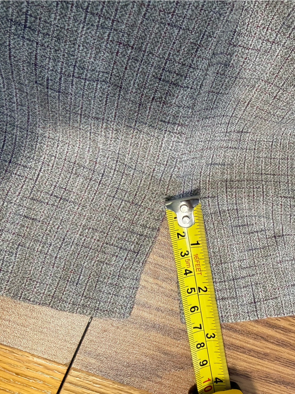 NWOT Columbia Sleeveless Gray & Purple Cotton Textured Button-Up Sleeveless Top - Picture 5 of 8